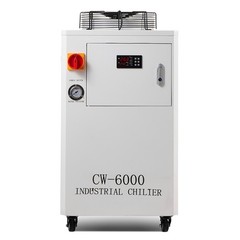 VEVOR Industrial Water Chiller CW-6000 15L 65L/min Laser Chiller with Compressor