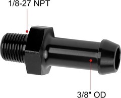 EVIL ENERGY 1/8″ NPT Male to 3/8″ Barb 1/8 3/8 Barb, Straight-2PCS