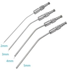 8Pcs Frazier Aspirator Suction Tube Dental Bone Cleaning Instruments Grade