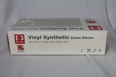 3 Boxes Basic Vinyl Synmax Exam Gloves 100 Ea Box XL VGPF3004