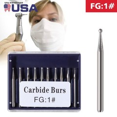 Dental Carbide Burs FG 1.6mm Friction Grip fit High Speed handpiece