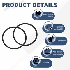 50Pcs AS-026 Nitrile O-rings 70 Durometer 1-1/4″ ID 1-3/8″ OD 1/16″ Width