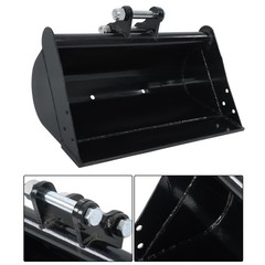 Plain Bucket Attachment for 0.8ton-1ton 1.5ton Mini Excavator Digger 600mm