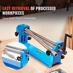 VEVOR Slip Roll Machine Sheet Metal Slip Roller 24” x 16 Gauge φ1.49 in Roller