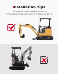 Heavy Duty Mini Excavators Cover for Kubota U17/ KX018-4 & Bobcat E17/ E19/ E20