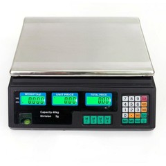 88 LB 40KG/5g Digital Weight Scale Price Computing Food Meat Produce Deli Market