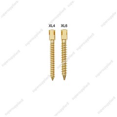 30 Pcs Dental Screw Post 24K Gold Plated Conical Refills S/M/L/XL For Root Canal