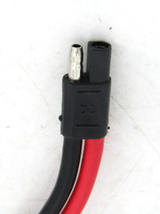 Workman TP-8-1 1′ 2-Pin 8 AWG Polarized Quick Disconnect Bullet Lead CB Radio