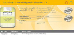 Otterbein Natural Hydraulic Lime 3.5
