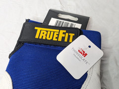 Tillman TrueFit 3M Thinsulate Top Grain Pigskin Work Gloves Blue/White XL 1485XL