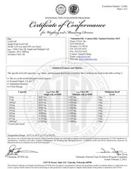ZEMIC L6W 100 KG Load Cell NTEP compatible Tedea 1260 RL1260 M8-1.25 thread