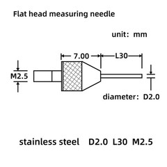 AICEYI Digital Dial Indicator 0-2in/50.8mm, 0.01mm/ 0.0005″ Tolerance 50mm
