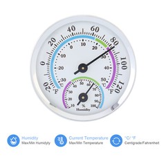 Thermometer Mount Wall Garden Greenhouse Home Indoor&Outdoor Humidity Meter US