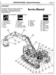 Hitachi EX200-2 EX200LC-2 Excavator Shop Service Repair Manual Parts Catalog CD