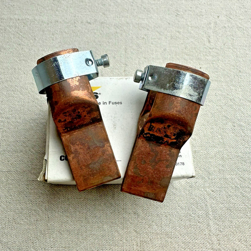(1 PAIR) Bussman 216 Fuse Reducer Class H (60A/250V or 30A/600V to 100A Clips)
