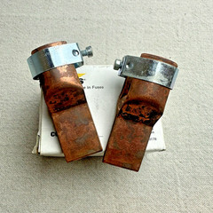 (1 PAIR) Bussman 216 Fuse Reducer Class H (60A/250V or 30A/600V to 100A Clips)