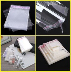 Clear Poly Bags Resealable Plastic Packing T-Shirt Apparel Self Seal Cello Lip