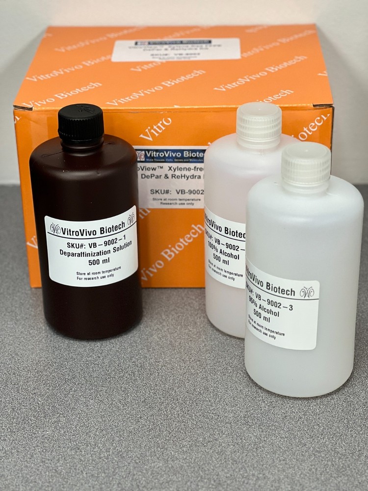 VitroView™ Xylene-free FFPE DePar & ReHydra Kit (Ready-to-Use, 500 ml)