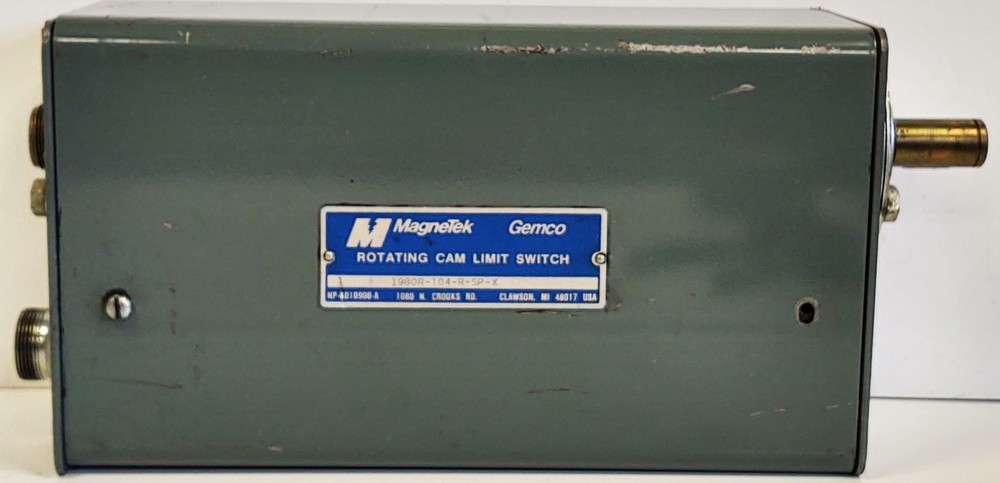 Gemco 1980R-104-R-SP-X Magnetek Rotating Cam Limit Switch