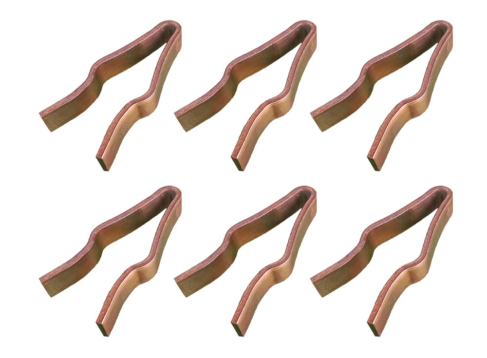 Gannon Box Shank Spring Clips – K-1306 – Set of 6 Spring Clips
