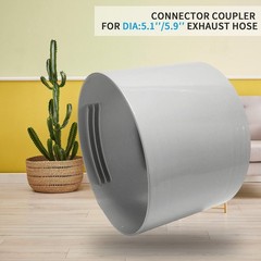 Qualward Air Conditioner Hose Extention Coupler 5.9 Inches, Portable AC Exhau…