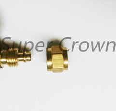 Brass Fittings: Run Tee Tube Pipe OD 5/16″, Male Pipe Thread 1/4″PT Y Connector