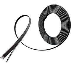 24 Gauge Silicone Ribbon Cable Flexible 4Pack Black 5 ft Flat AWG Stranded