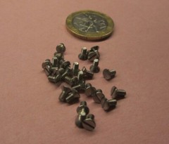 Flat Head Slotted Machine Screw 18-8 Stainless Steel, 2-56 x 3/16″ L 300 Pcs