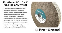 EXL Deburring Wheel – 6″ X 1″ X 1″ 9S Fine Grit – Silicon Carbide – Metal Deburr