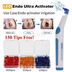 Dental Wireless Ultrasonic Activator Endo Ultra Activator with 150 Tips 3 Colors
