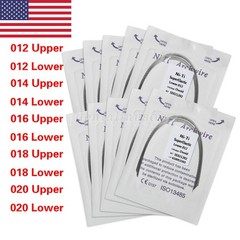 USA Dental Ortho Super Elastic Niti Round Arch Wire Ovoid 012-020upper/lower DL