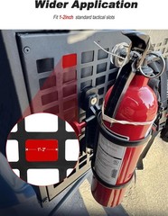 MOLLE Fire Extinguisher Mount Kit – Quick Release Bracket for Tactical Panels, T