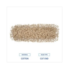 Boardwalk 1324 24″ x 5″ Industrial Hygrade Cotton Dust Mop Head – WHT New
