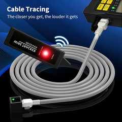 Portable 5-In-1 Fiber Optic Cable Tester with Optical Power Meter, Cable Finder,