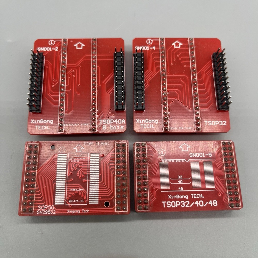 SN001-5 TSOP32/40/48 SN001-4 TSOP32 TL866 SPO56 SN001-2 TSOP40A Xingogn TECH
