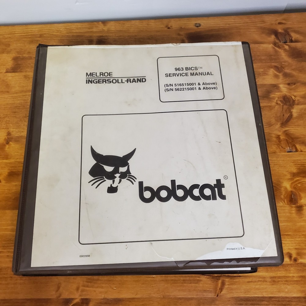 Bobcat 963 BICS Skid Steer Loader Service Manual – #6900988