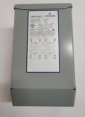 EMERSON HEVI-DUTY TRANSFORMER HS1F750B. 240/480V,1PH, .75KVA.