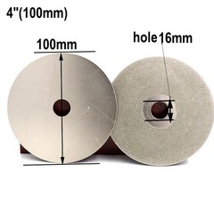 100-150mm Diamond Coated Flat Lap Wheel Ceramic Glass Grinding Discs 36-3000Grit