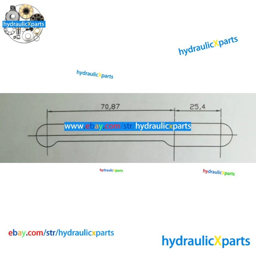 5421 5423 Hand Control Valve For Eaton Axial Piston Pump Excavator Parts