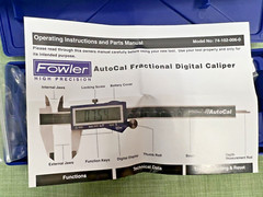 NEW Fowler 54-103-006-0 Electronic Caliper 0-6″/150mm Range, .0005″/0.01mm