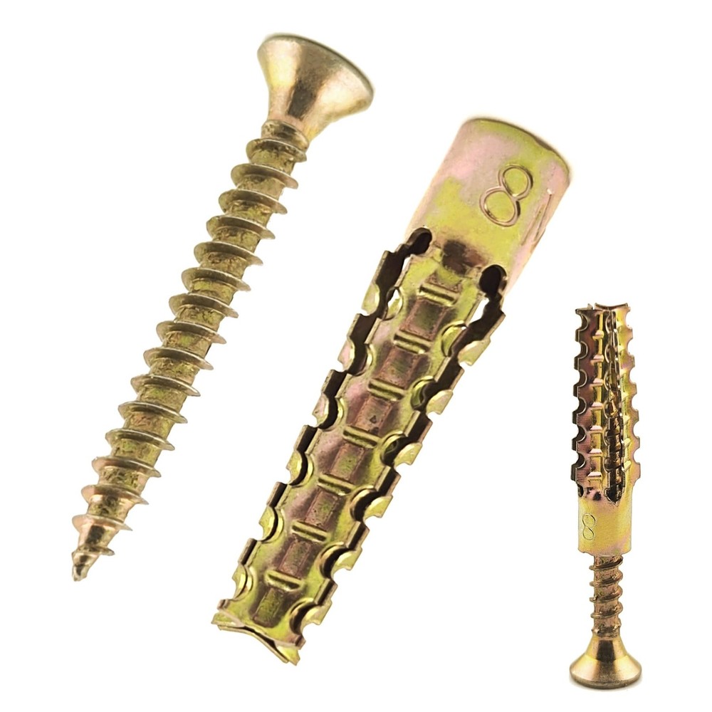 65 Packs Heavy Duty Hollow Wall Anchors with Screws, Loose Hinge and Stripped…