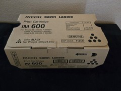 Ricoh 418477 IM 600 Black Toner Cartridge Genuine OEM New Sealed