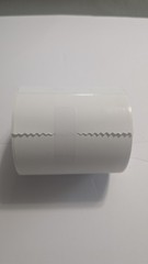 Blank White Adhesive Label Roll, Perforated, Adhesive, Blank, White, Label Roll
