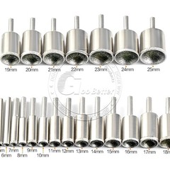 Diamond Burr Grinding Bit 3-25mm Burr Polishing Concave Bead Shaping Rotary Tool