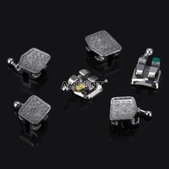 Dental Orthodontic Monoblock Metal Brackets Braces Mini Roth 022 3-4-5 Hook