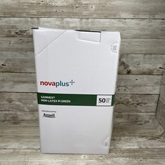 1 Box Gammex NovaPlus Non-Latex PI Green Surgical Glove Size: 9 *See Dates*
