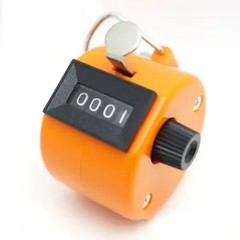 4 Digit Mechanical Tally Counter Handheld Clicker Golf Soccer Counting Tool