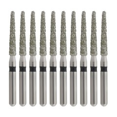 Multi-Use Dental Diamond Burs Round End Taper FG 850/016SC Super Coarse Black