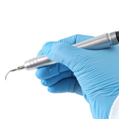 Dental Metal Ultrasonic Air Perio Scaler Handpiece Hygienist 2-Hole W/ 3 Tips st