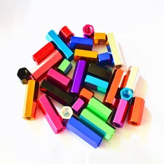 Aluminium 1/4-20 Hex Standoffs Spacers Hexagon Long Nuts Female-Female Threaded